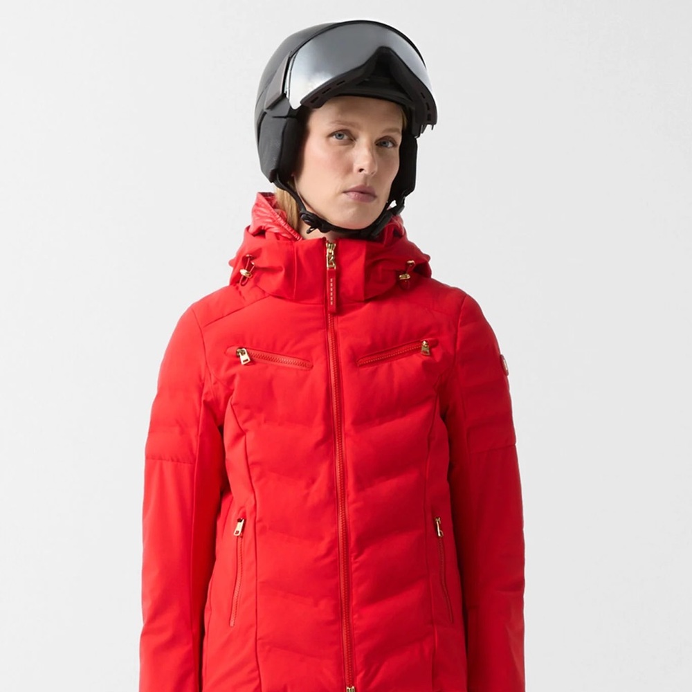 Bogner Fire and Ice Red Ski Jacket for Women XXS / US 2 / EU 32